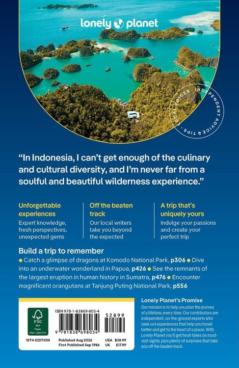 Produktbild: Lonely Planet Indonesia