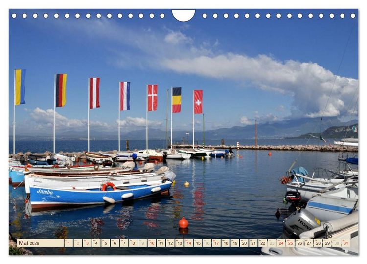 Produktbild: Impressionen vom Gardasee (Wandkalender 2026 DIN A4 quer), CALVENDO Monatskalender