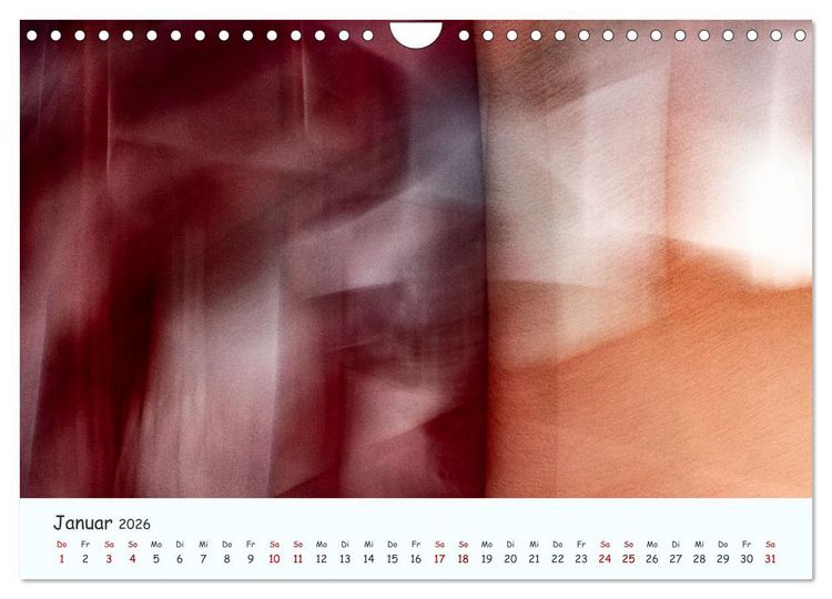 Produktbild: Farbgrafik - Die Sch&ouml;nheit der abstrakten Fotografie (Wandkalender 2026 DIN A4 quer), CALVENDO Monatskalender
