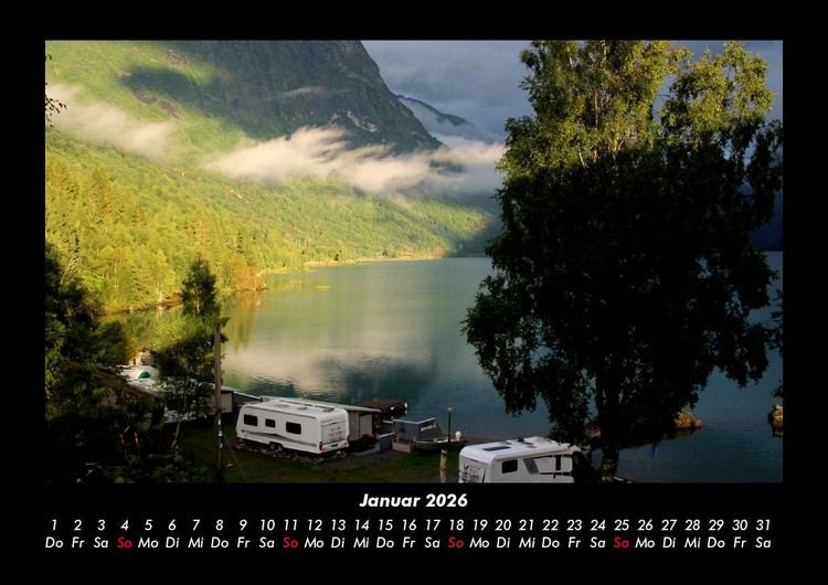 Produktbild: Landschaftskalender 2026 Fotokalender DIN A3