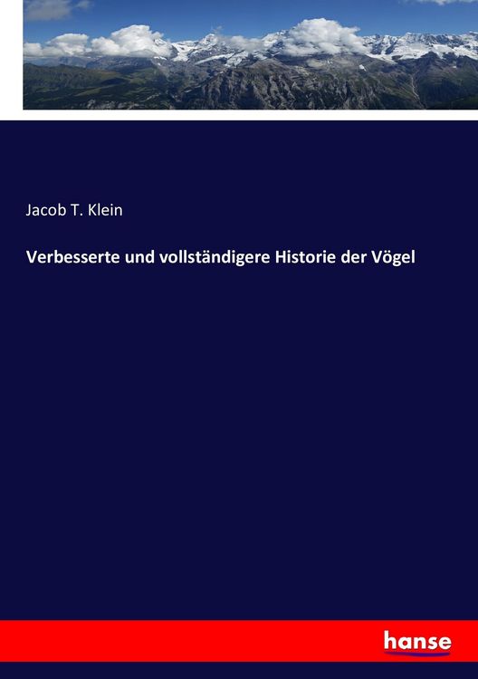 Produktbild: Verbesserte und vollst&auml;ndigere Historie der V&ouml;gel