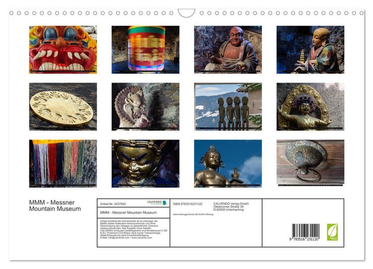 Produktbild: MMM - Messner Mountain Museum (Wandkalender 2026 DIN A3 quer), CALVENDO Monatskalender