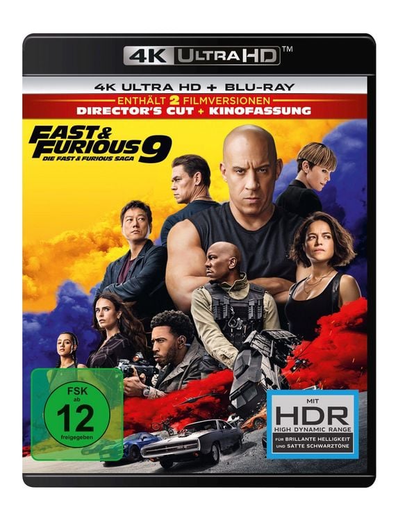 Produktbild: Fast & Furious 9 - Die Fast & Furious Saga (4K Ultra HD) (+ Blu-ray 2D)