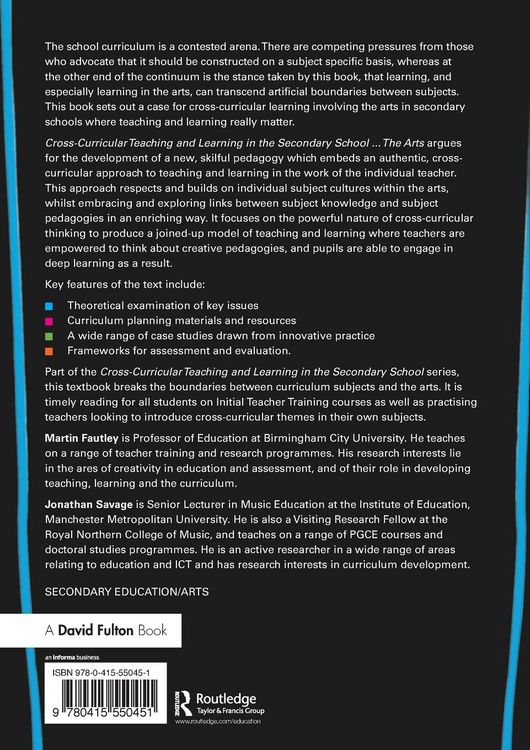 Produktbild: Cross-Curricular Teaching and Learning in the Secondary School... The Arts