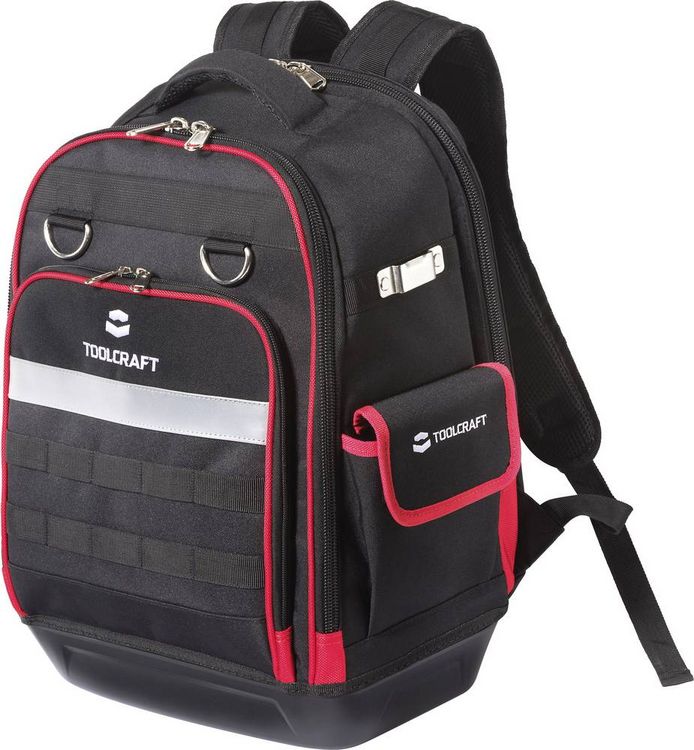 Produktbild: TOOLCRAFT TO-10207233 Werkzeugrucksack unbest&uuml;ckt (B x H x T) 35 x 45 x 23cm