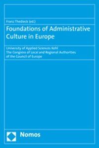 Produktbild: Foundations of Administrative Culture in Europe