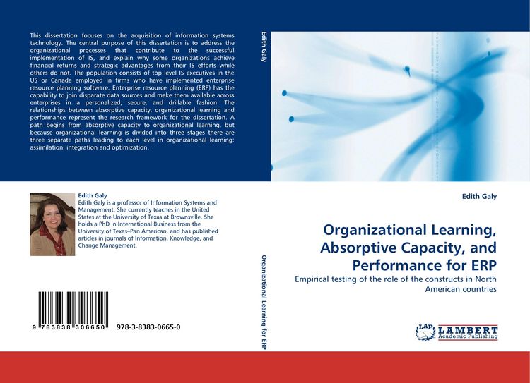 Produktbild: Organizational Learning, Absorptive Capacity, and Performance for ERP