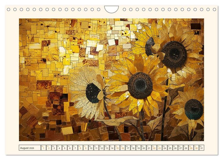 Produktbild: Mosaike (Wandkalender 2026 DIN A4 quer), CALVENDO Monatskalender