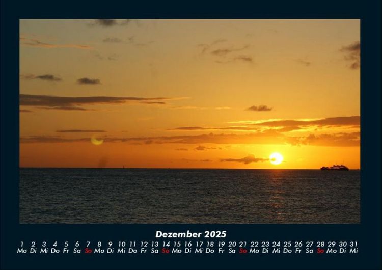 Produktbild: Sonnenunterg&auml;nge 2025 Fotokalender DIN A4