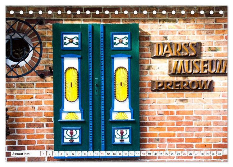 Produktbild: Prerow auf dem Dar&szlig; - Sehnsuchtsort an der Ostsee (Tischkalender 2026 DIN A5 quer), CALVENDO Monatskalender