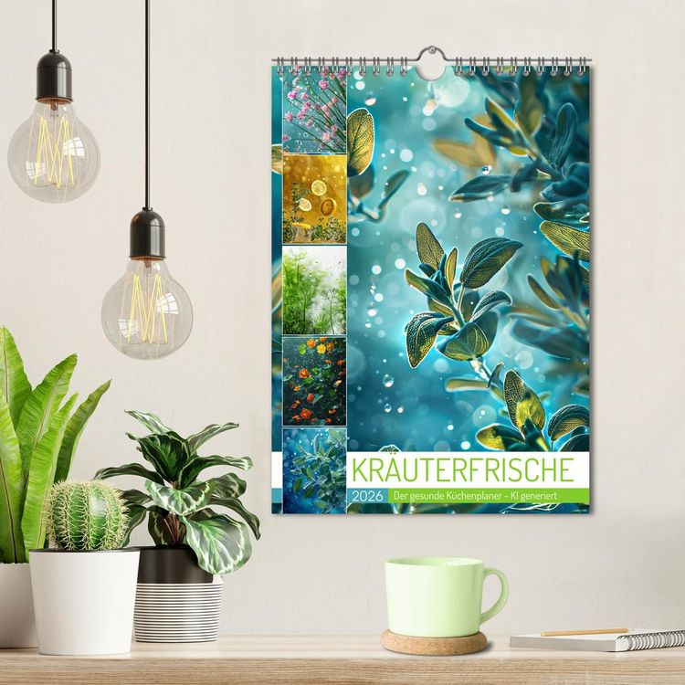 Produktbild: Kr&auml;uterfrische (Wandkalender 2026 DIN A4 hoch), CALVENDO Monatskalender