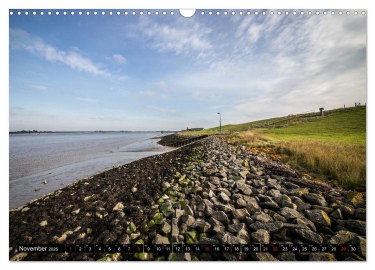 Produktbild: Sch&ouml;nes Ostfriesland (Wandkalender 2026 DIN A3 quer), CALVENDO Monatskalender