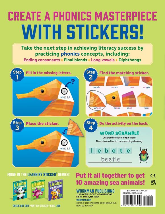 Produktbild: Learn by Sticker: More Phonics