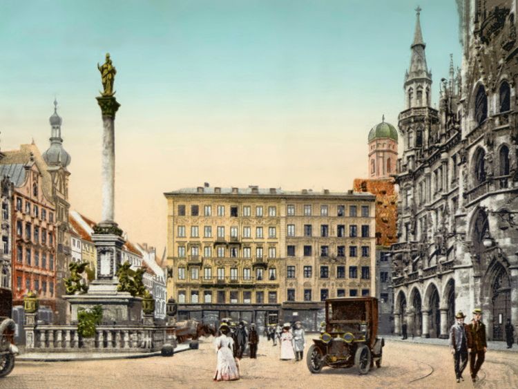 Produktbild: CALVENDO Puzzle Marienplatz mit Mariens&auml;ule | 1000 Teile Lege-Gr&ouml;&szlig;e 64x48cm Foto-Puzzle f&uuml;r gl&uuml;ckliche Stunden