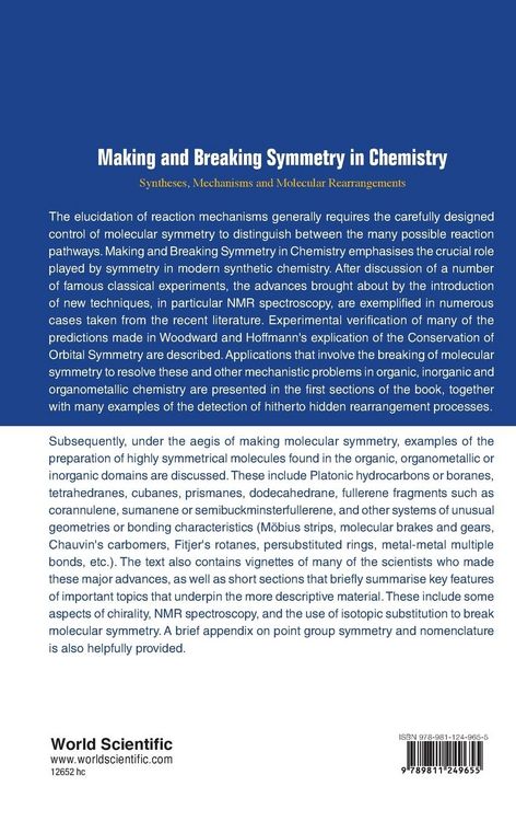 Produktbild: MAKING AND BREAKING SYMMETRY IN CHEMISTRY