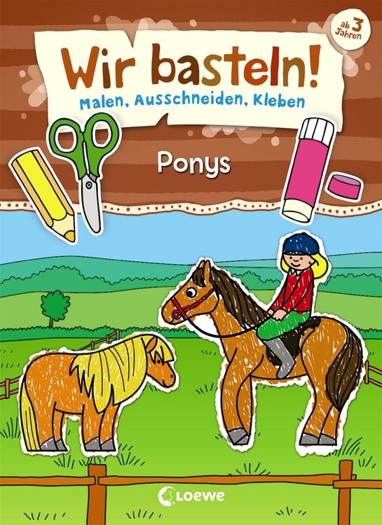 Bild vom Artikel Wir basteln! - Malen, Ausschneiden, Kleben - Ponys vom Autor Norbert Pautner