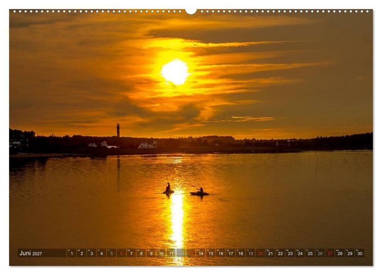 Produktbild: Amrum Insel am Wattenmeer (hochwertiger Premium Wandkalender 2027 DIN A2 quer), Kunstdruck in Hochglanz