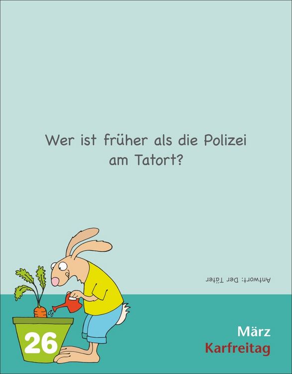 Produktbild: Witze f&uuml;r Kids Tagesabrei&szlig;kalender 2027