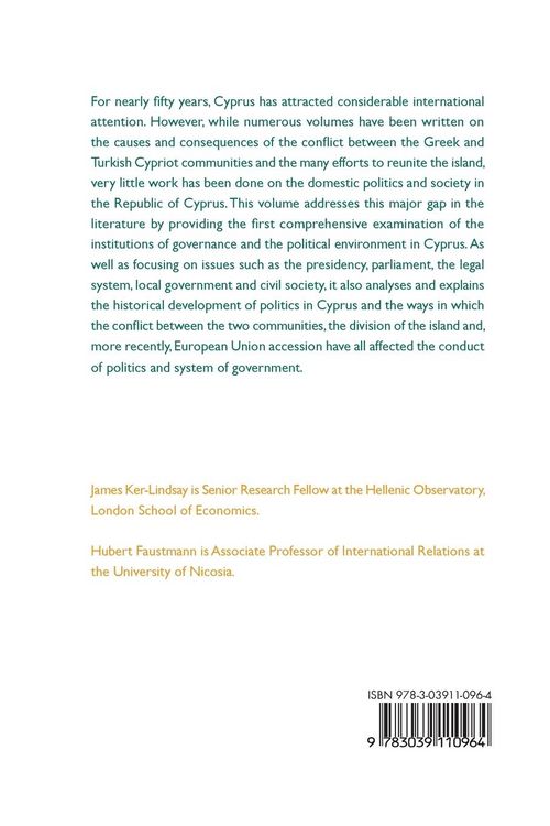 Produktbild: The Government and Politics of Cyprus
