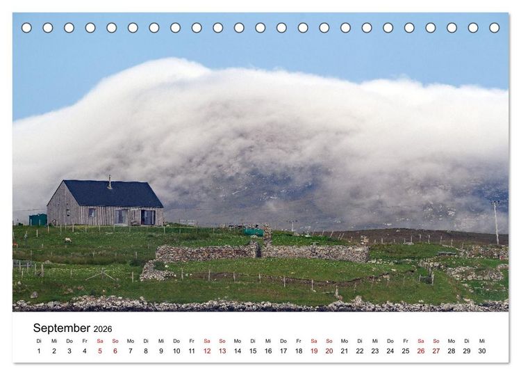 Produktbild: Von Cornwall nach Schottland (Tischkalender 2026 DIN A5 quer), CALVENDO Monatskalender