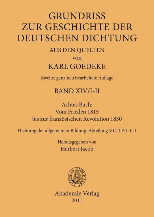 Produktbild: Achtes Buch: Vom Frieden 1815 bis zur franz&ouml;sischen Revolution 1830