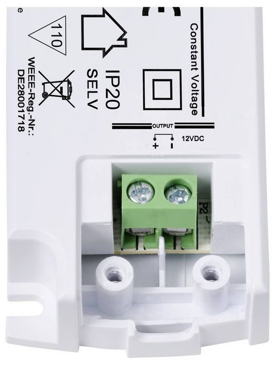 Produktbild: TRU COMPONENTS TC-YSL20F-1201670 LED-Trafo Konstantspannung 20W 1.67A 12 V/DC M&ouml;belzulassung, &Uuml;berspannung, Montage auf