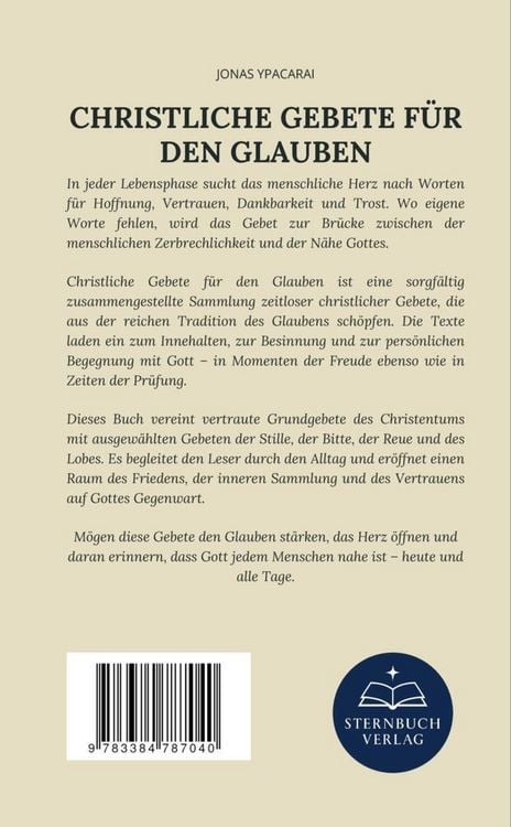 Produktbild: Christliche Gebete f&uuml;r den Glauben