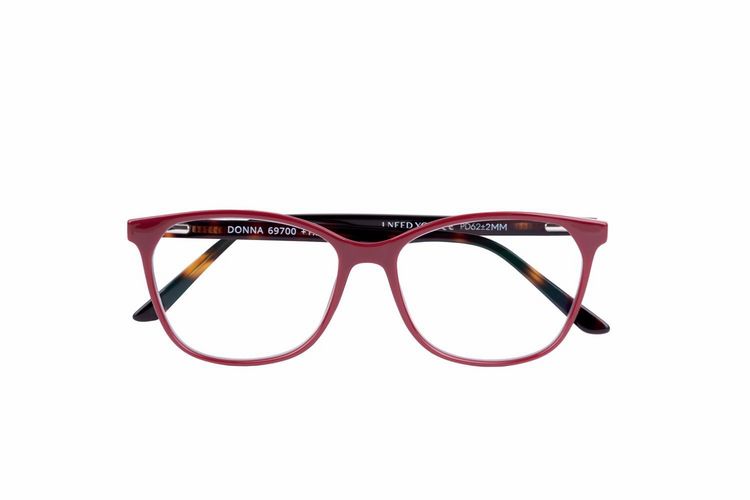 Produktbild: Lesebrille DONNA, weinrot, +3.50 dpt mit Etui