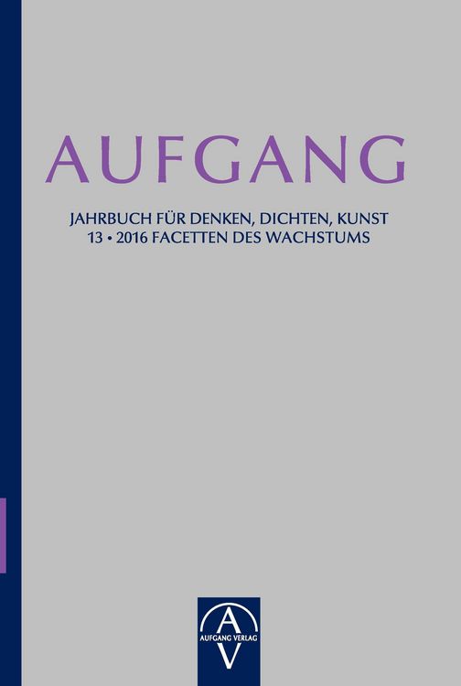 Produktbild: Aufgang. Jahrbuch f&uuml;r Denken, Dichten, Kunst