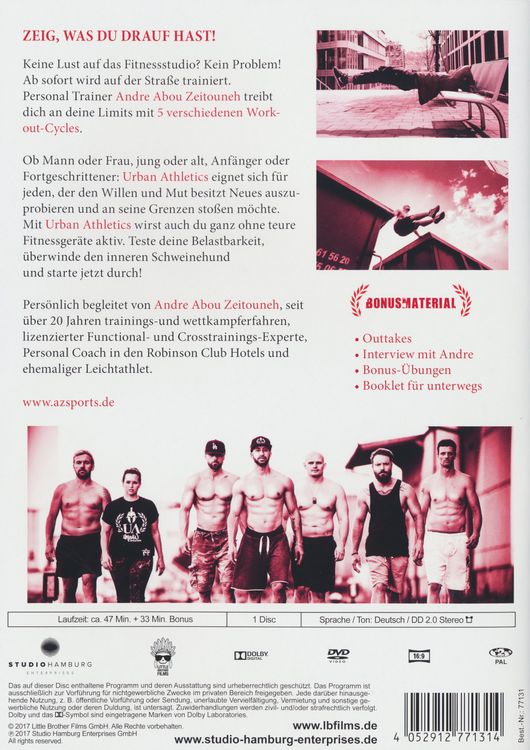 Produktbild: Urban Athletics - Die Strasse ist dein Gym