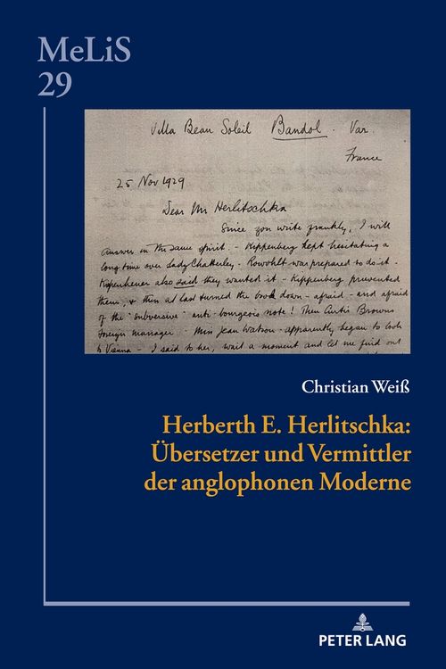 Produktbild: Herberth E. Herlitschka: &Uuml;bersetzer und Vermittler der anglophonen Moderne