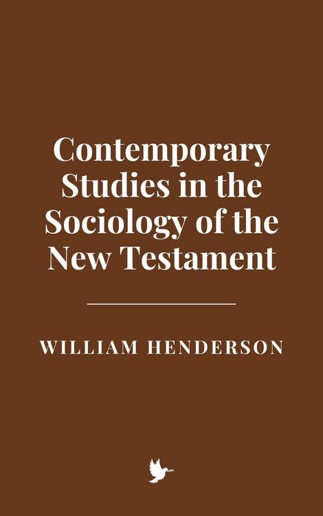 Produktbild: Contemporary Studies in the Sociology of the New Testament