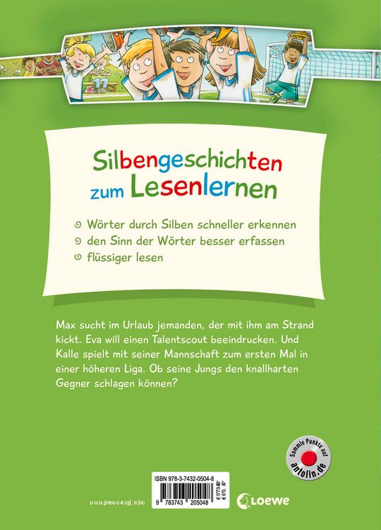 Produktbild: Silbengeschichten zum Lesenlernen - Fu&szlig;ballgeschichten