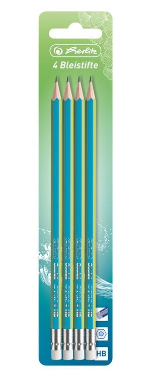 Produktbild: Herlitz Bleistifte GREENline HB 4er Set