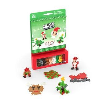 Produktbild: PLUS PLUS - 125 Kreativ Bausteine Puzzle Weihnachten