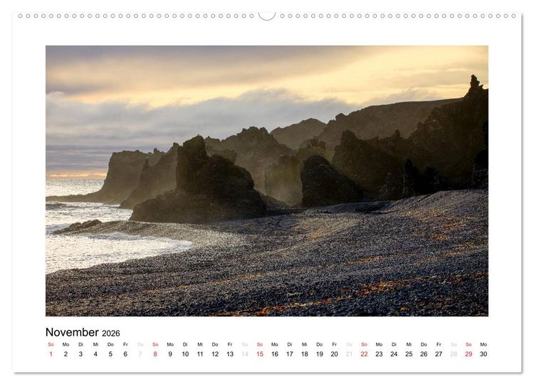 Produktbild: Magisches Island (Wandkalender 2026 DIN A2 quer), CALVENDO Monatskalender