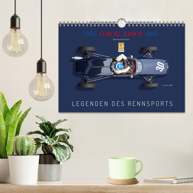Produktbild: Legenden des Rennsports - Formel Junior 1955-1965 (Wandkalender 2026 DIN A4 quer), CALVENDO Monatskalender