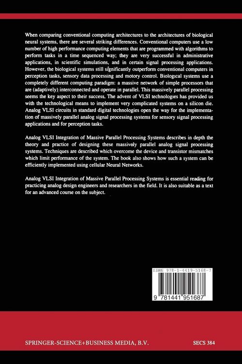 Produktbild: Analog VLSI Integration of Massive Parallel Signal Processing Systems