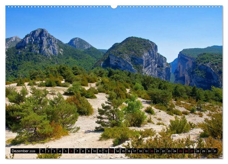 Produktbild: Verzaubernde Provence (hochwertiger Premium Wandkalender 2026 DIN A2 quer), Kunstdruck in Hochglanz