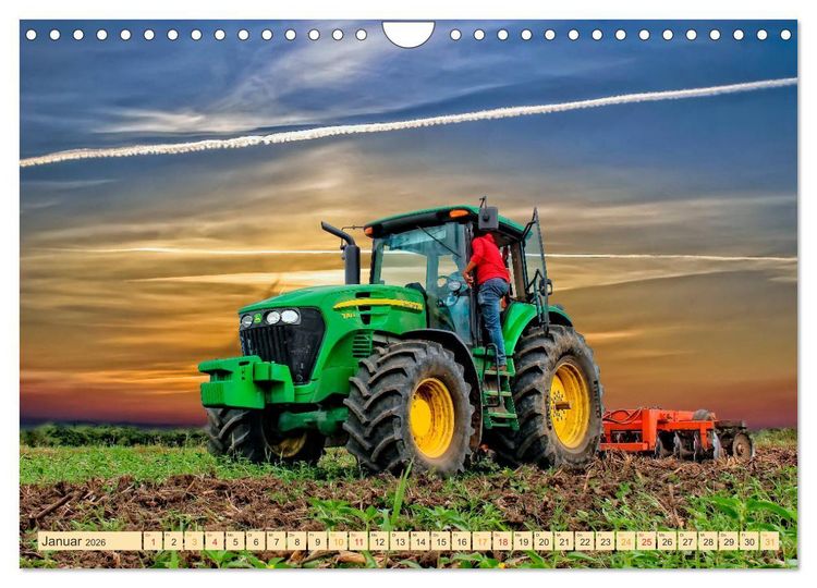 Produktbild: Landwirtschaft - Hightech und Handarbeit (Wandkalender 2026 DIN A4 quer), CALVENDO Monatskalender