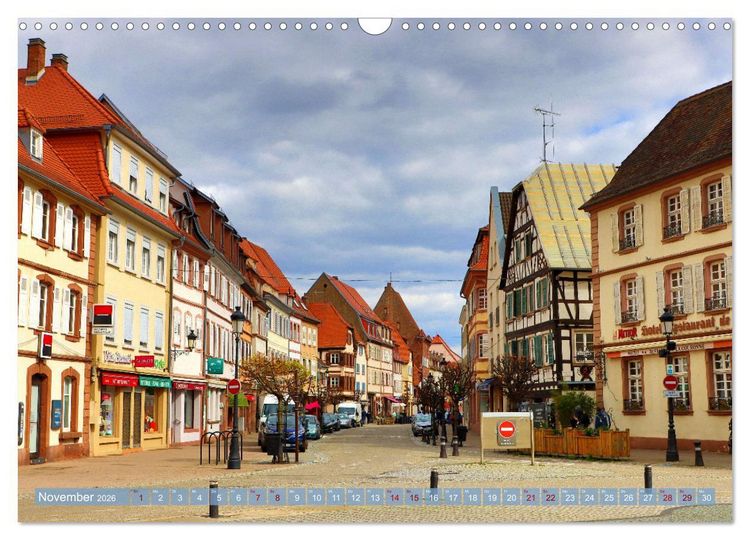 Produktbild: Bienvenue &agrave; Wissembourg. Spaziergang durch Wei&szlig;enburg im Elsass (Wandkalender 2026 DIN A3 quer), CALVENDO Monatskalender