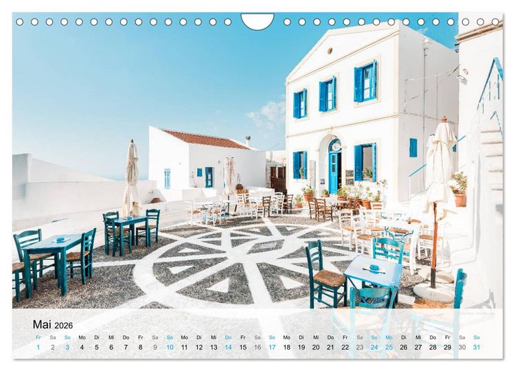 Produktbild: Griechenland - Inselparadies in Europa (Wandkalender 2026 DIN A4 quer), CALVENDO Monatskalender