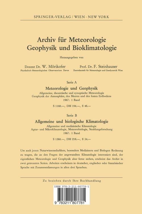 Produktbild: Probleme der Wettervorhersage / Problems of Weather Forecasting