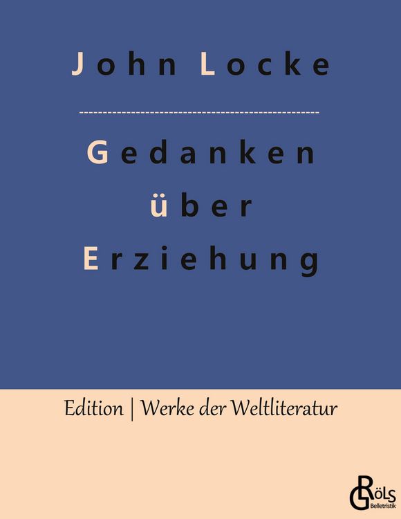 Produktbild: Gedanken &uuml;ber Erziehung