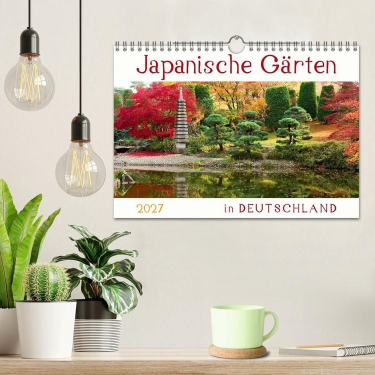 Produktbild: Japanische G&auml;rten in Deutschland (Wandkalender 2027 DIN A4 quer), CALVENDO Monatskalender