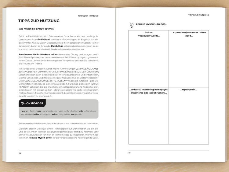 Produktbild: Englische Grammatik richtig anwenden - Teil 1: Englische Zeiten in der Praxis