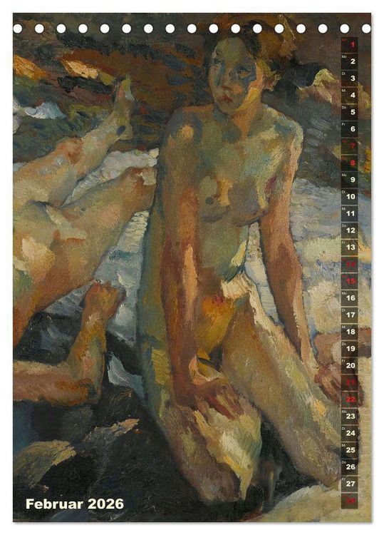 Produktbild: Leo Putz - Die Kunst der Sinnlichkeit (Tischkalender 2026 DIN A5 hoch), CALVENDO Monatskalender