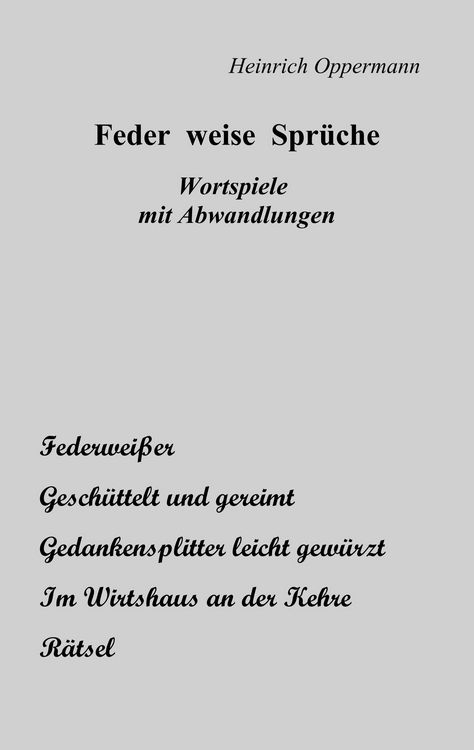 Produktbild: Feder weise Spr&uuml;che