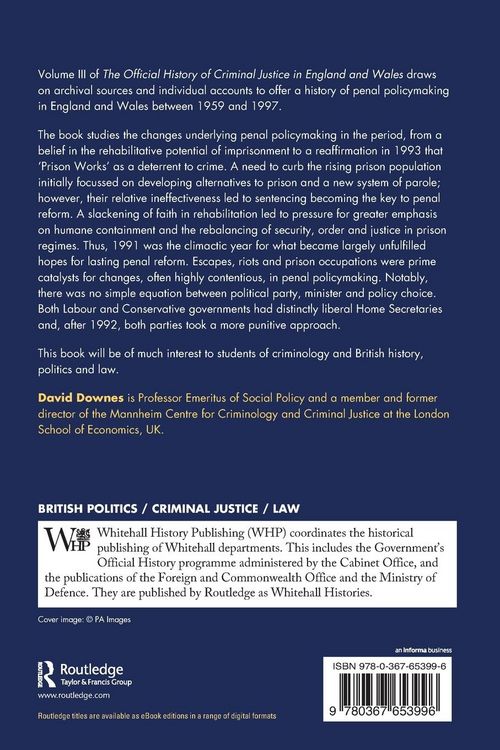 Produktbild: The Official History of Criminal Justice in England and Wales