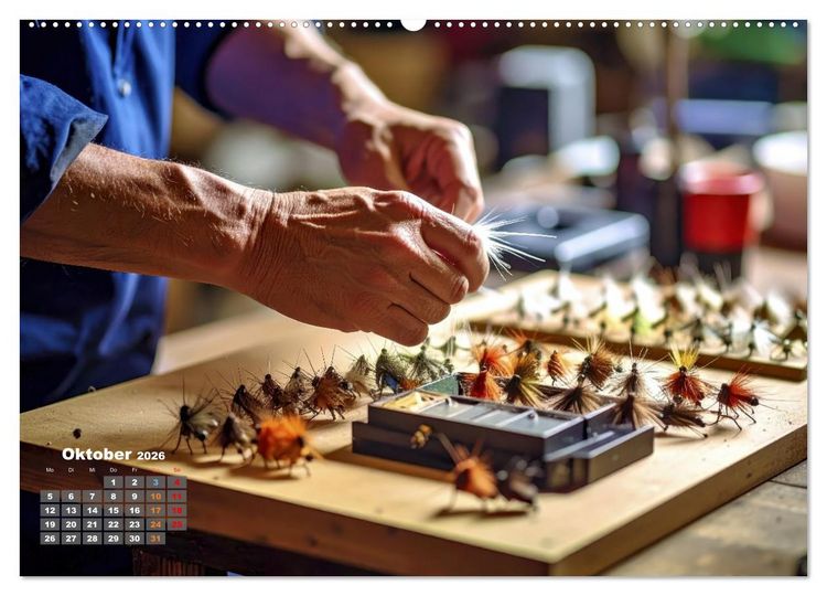 Produktbild: Die Kunst der Fliege (Wandkalender 2026 DIN A2 quer), CALVENDO Monatskalender